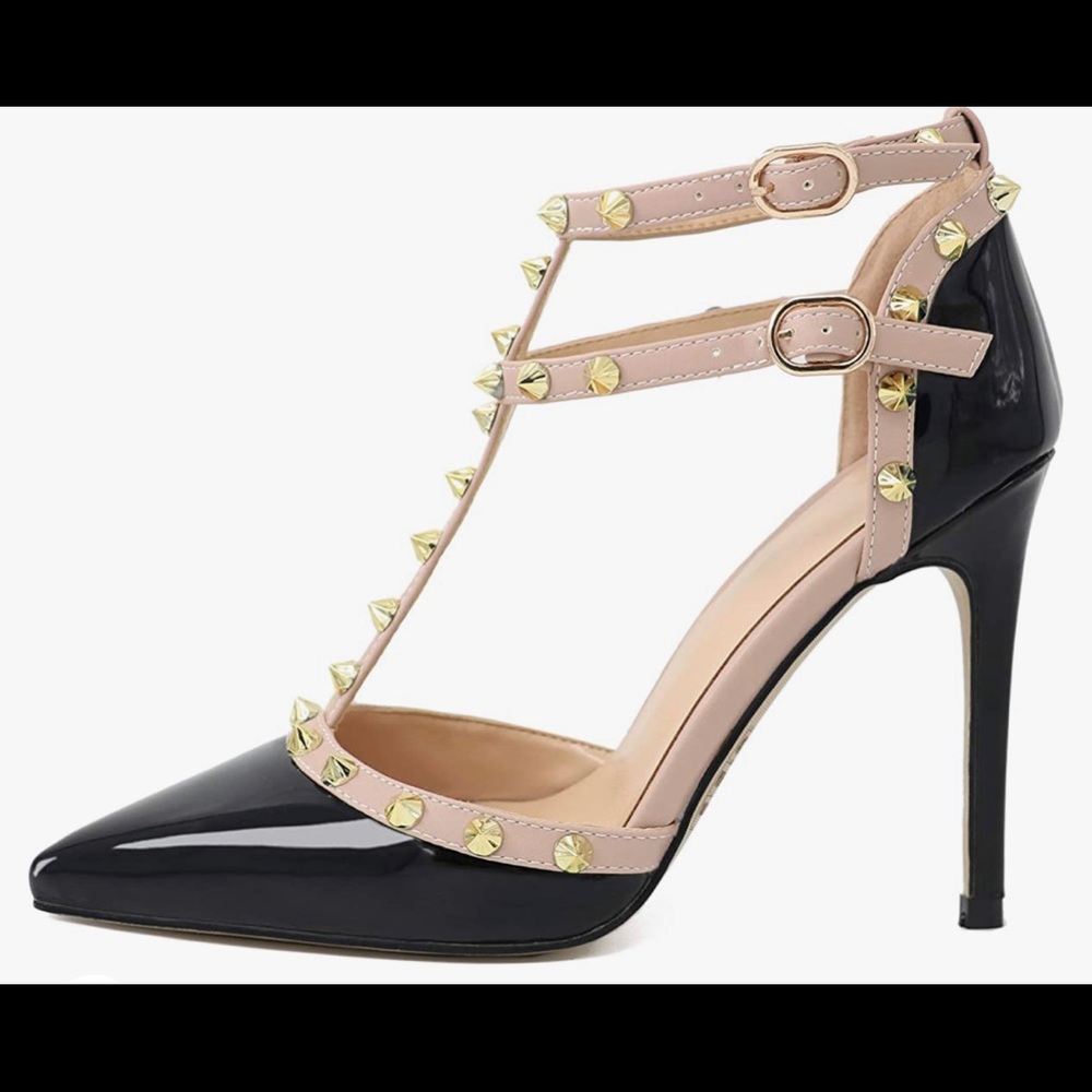 NWT Ankle Strap Heels for Women Stilettos Pumps, SURPRISE GIFT INCLUDED - Picture 9 of 9
